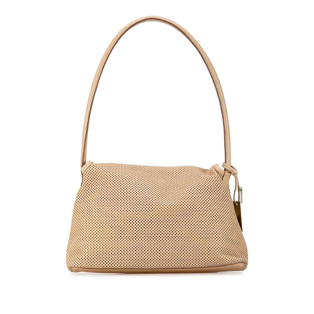 Gucci Perforated Leather Shoulder Bag (SHG-lPr0aq)