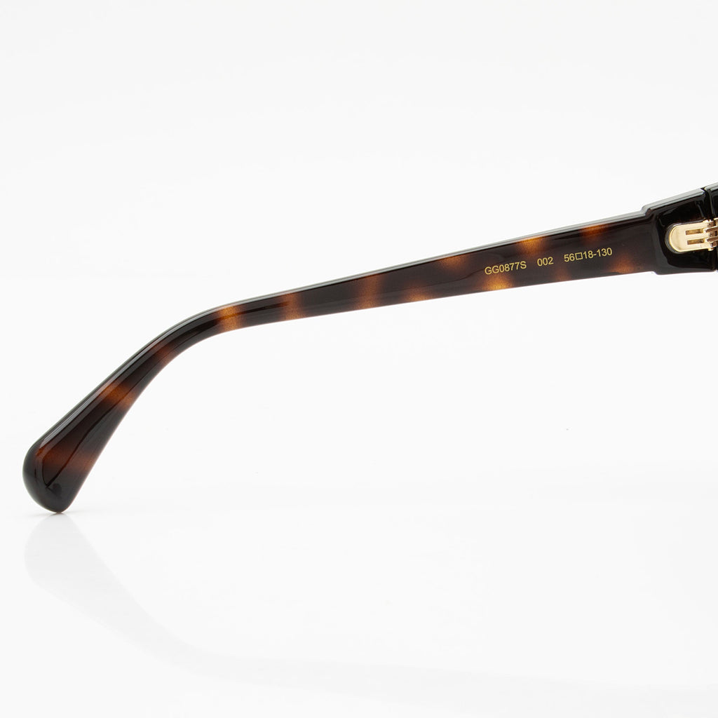 Gucci Polarized Interlocking G Cat Eye Sunglasses