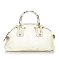Gucci Pop Bamboo Leather Satchel (SHG-30966)
