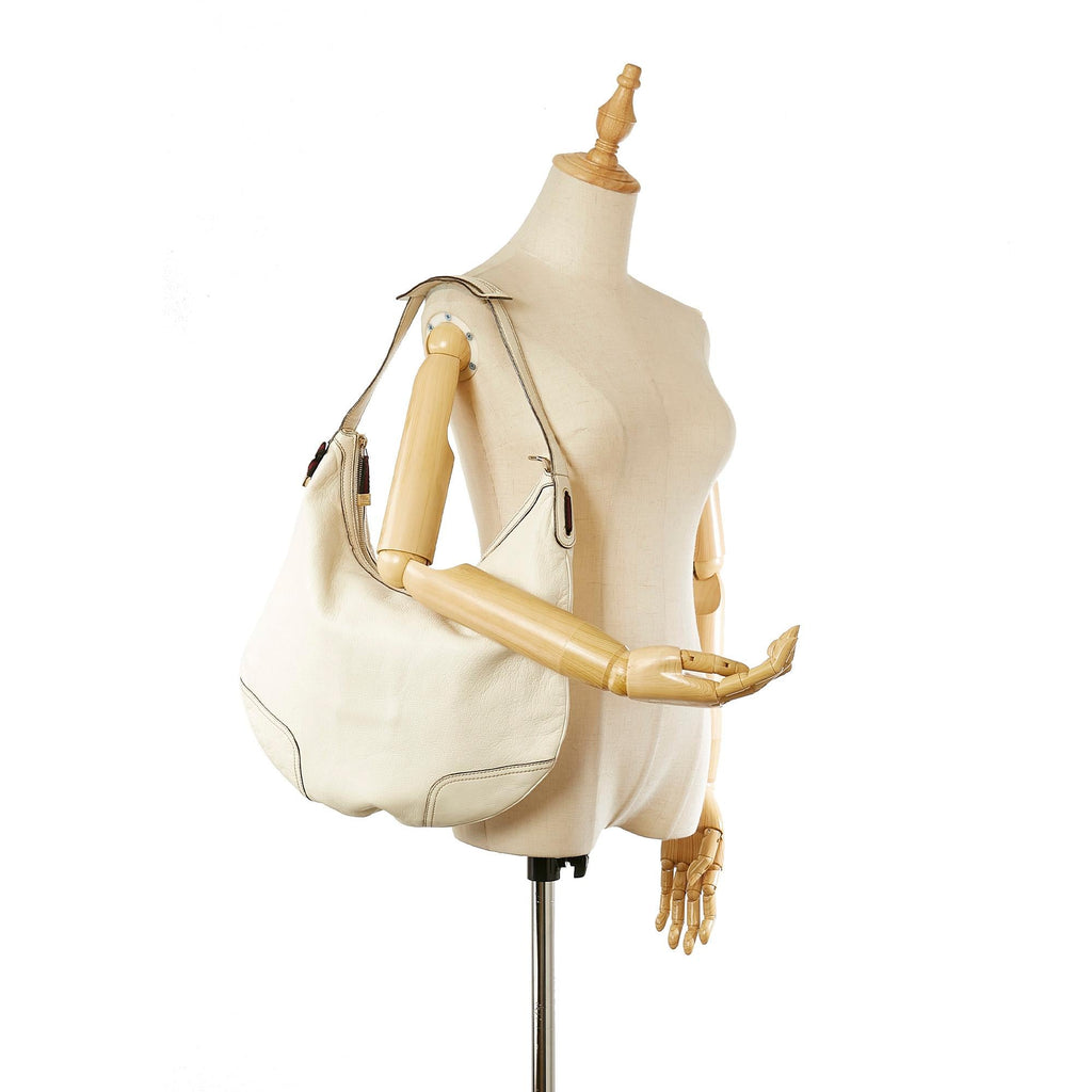 Gucci Princy Leather Hobo Bag (SHG-22545)