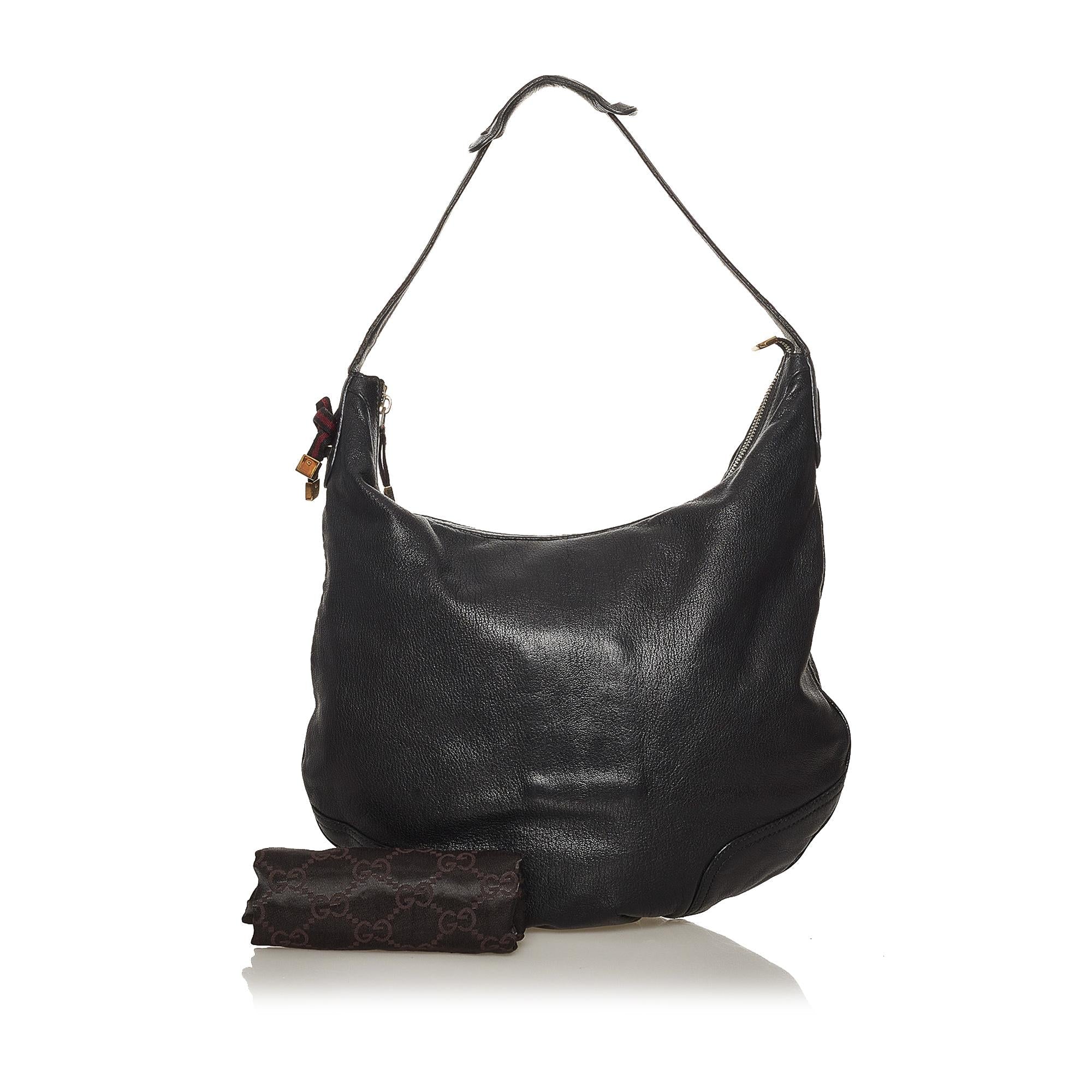 Gucci Princy Leather Hobo Bag (SHG-29284)