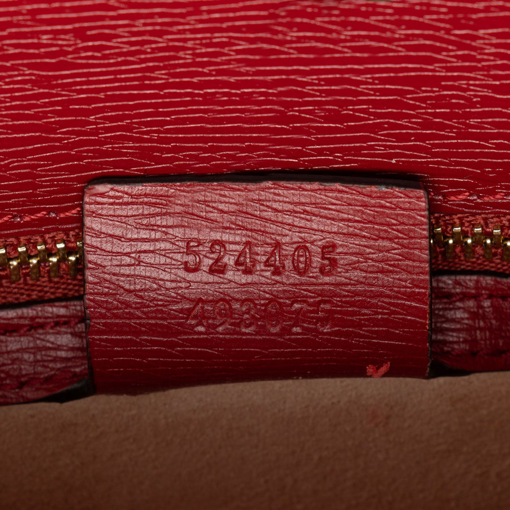 Gucci Printed Calfskin Sylvie Small Shoulder Bag (SHF-6FGtNY)
