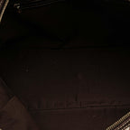 Gucci Printed Canvas Bamboo Horsebit Handbag