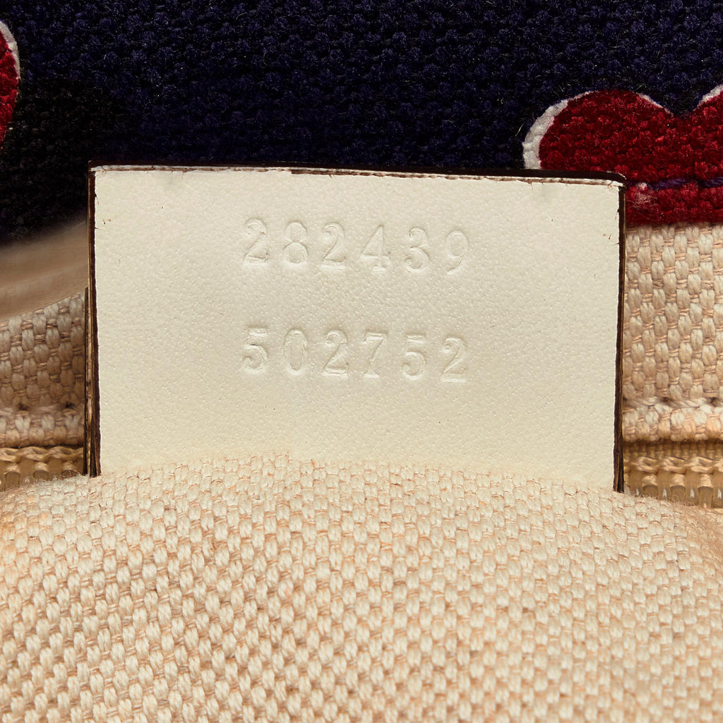 Gucci Printed Canvas Tote Bag (SHG-31840)