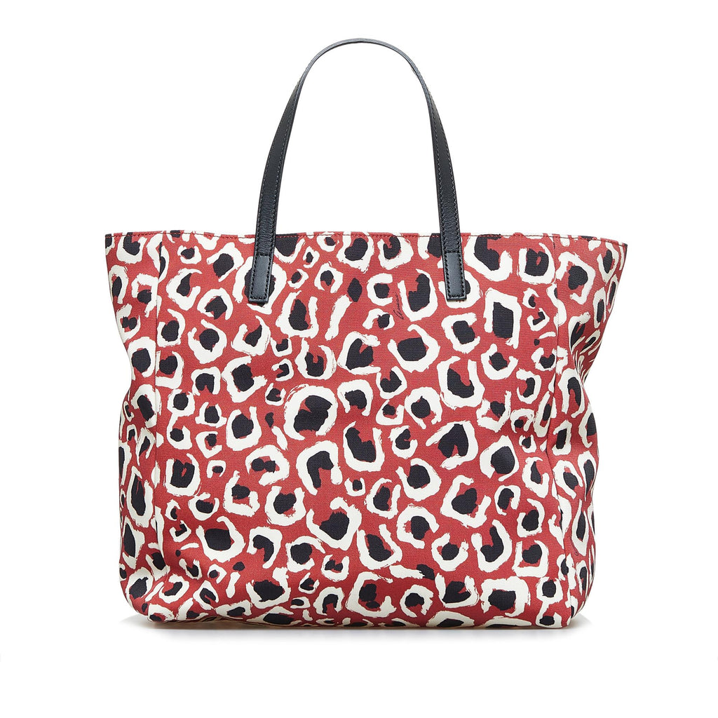 Gucci Printed Canvas Tote (SHG-MEBSMH)