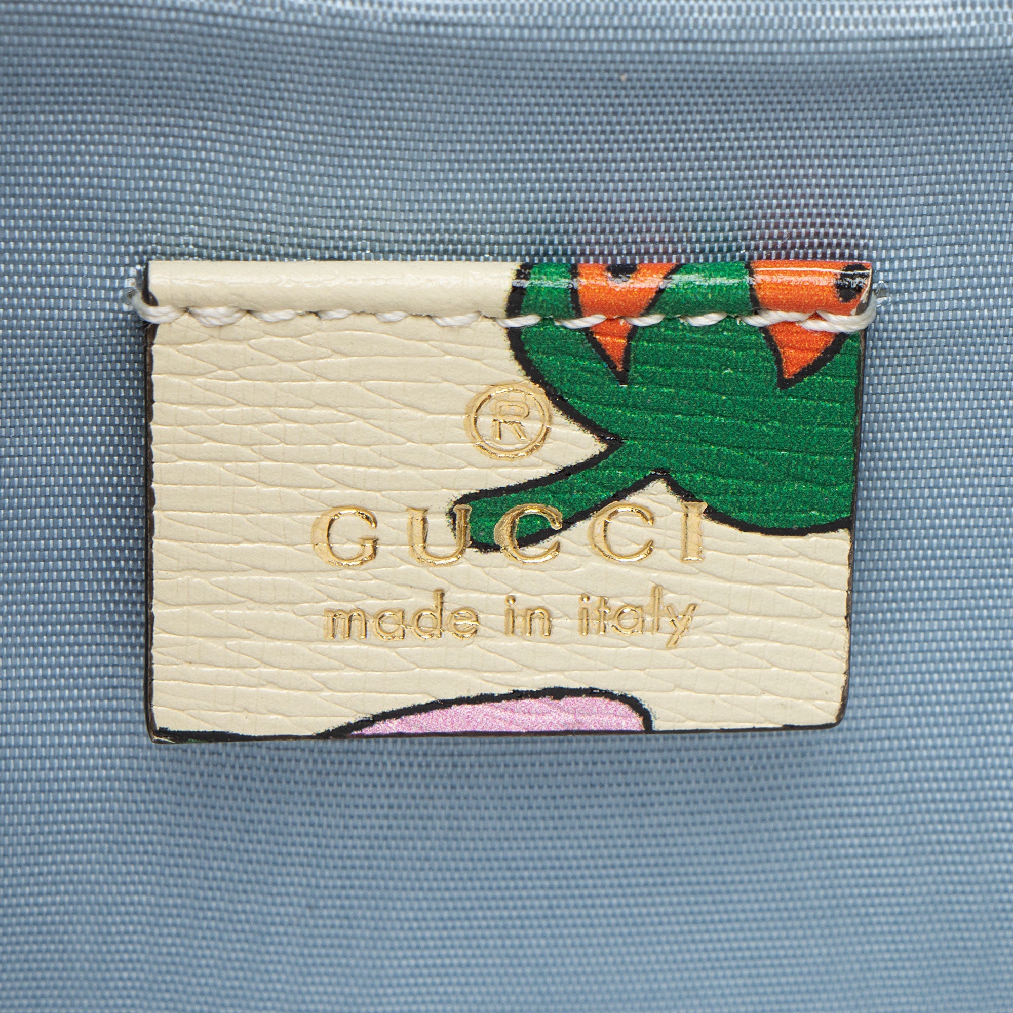 Gucci Printed Leather Strawberry Zumi Mini Shoulder Bag