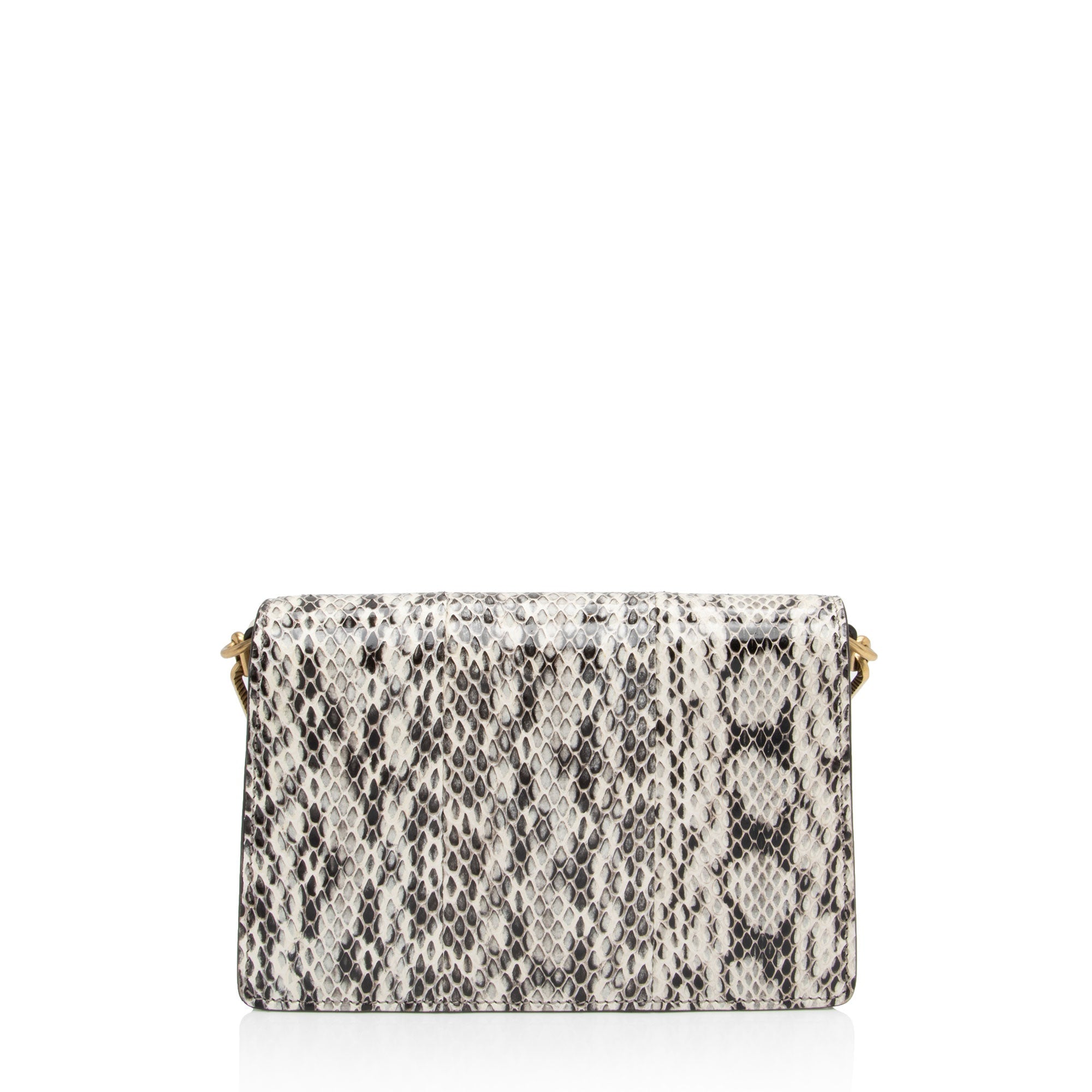 Gucci Python Bee Broadway Mini Shoulder Bag (SHF-oTBA8i)