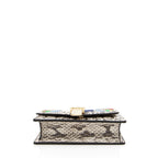 Gucci Python Floral Embroidered Sylvie Super Mini Shoulder Bag (SHF-GgSM5V)
