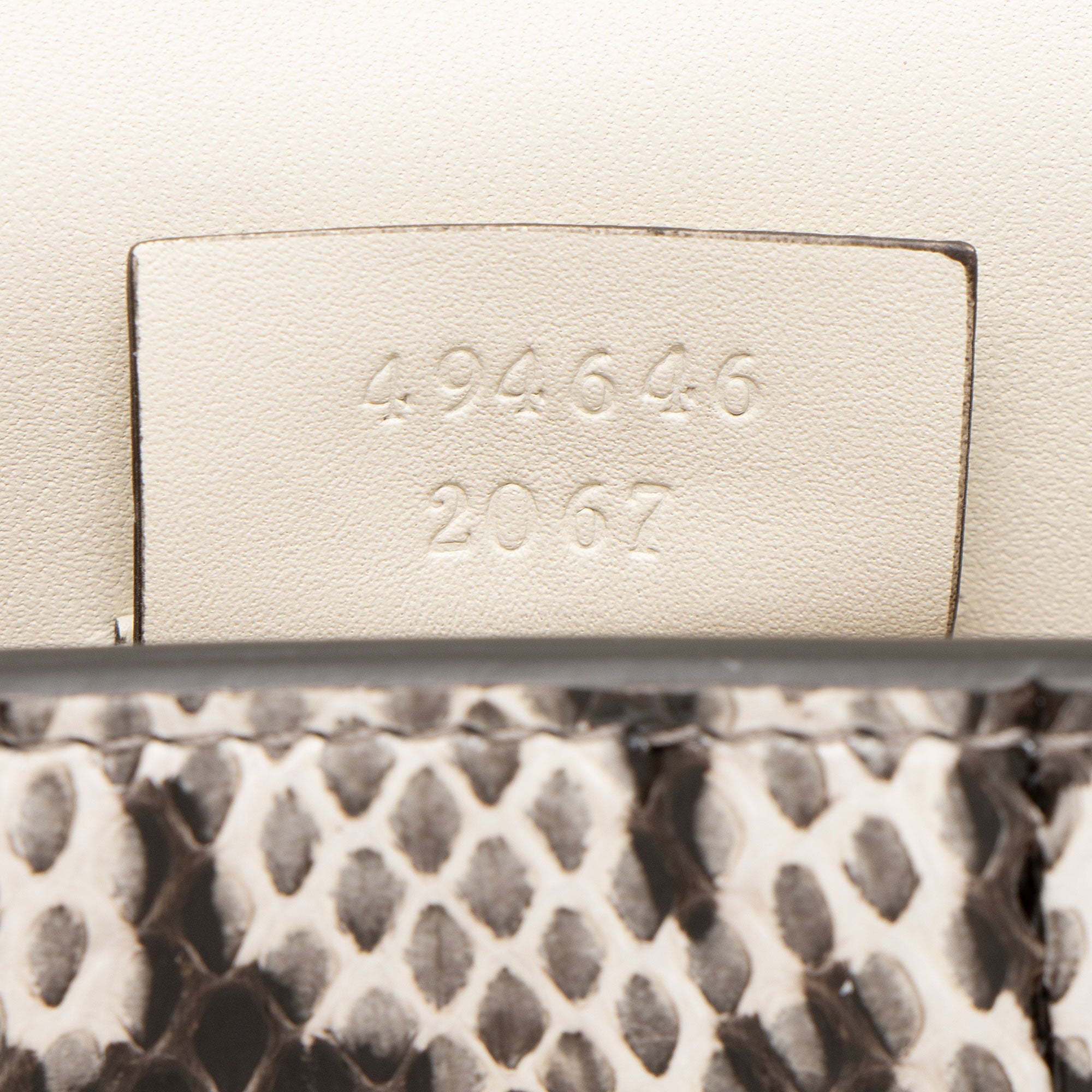 Gucci Python Floral Embroidered Sylvie Super Mini Shoulder Bag (SHF-GgSM5V)
