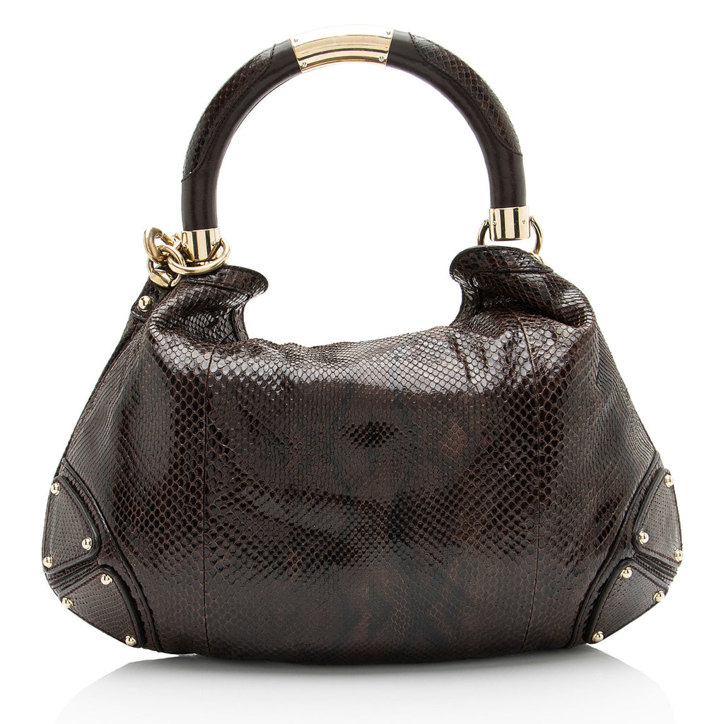 Gucci Python Indy Medium Satchel