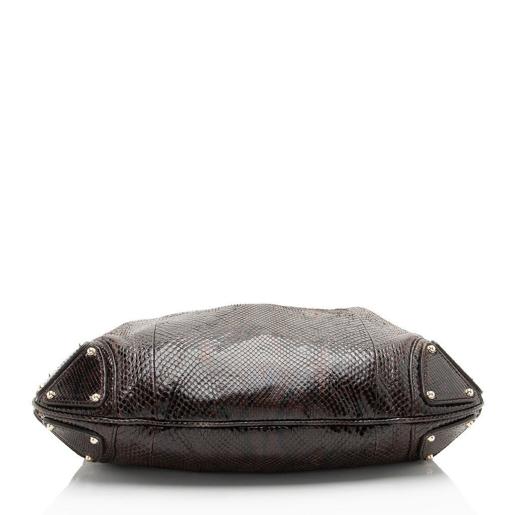 Gucci Python Indy Medium Satchel