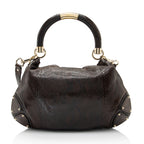 Gucci Python Medium Indy Satchel (SHF-o6MQCe)