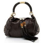 Gucci Python Medium Indy Satchel (SHF-o6MQCe)