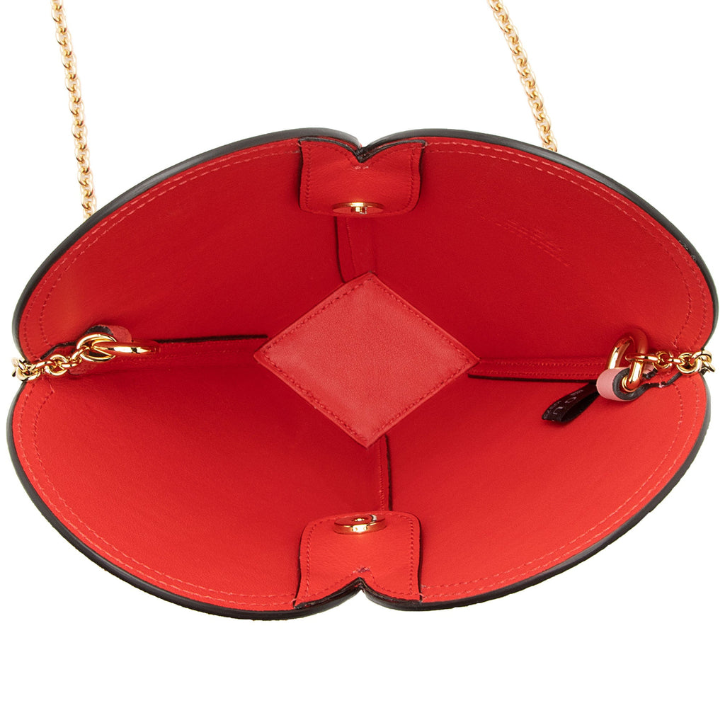 Gucci Python Suede Valentines Day Heart Small Chain Bag (SHF-6nBkhe)