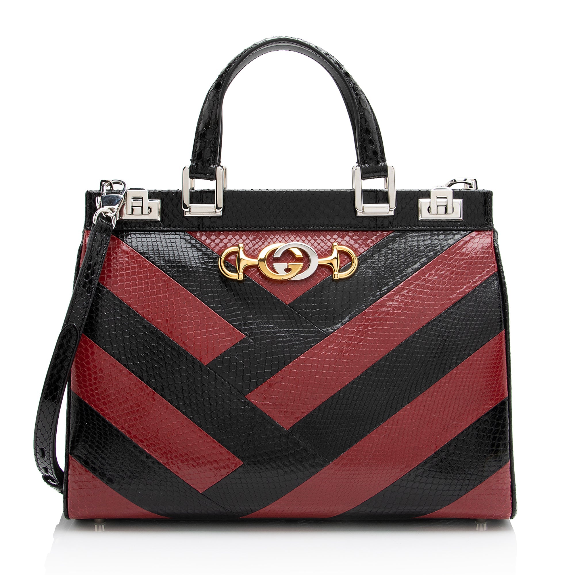 Gucci Python Zumi Medium Tote (SHF-23133)