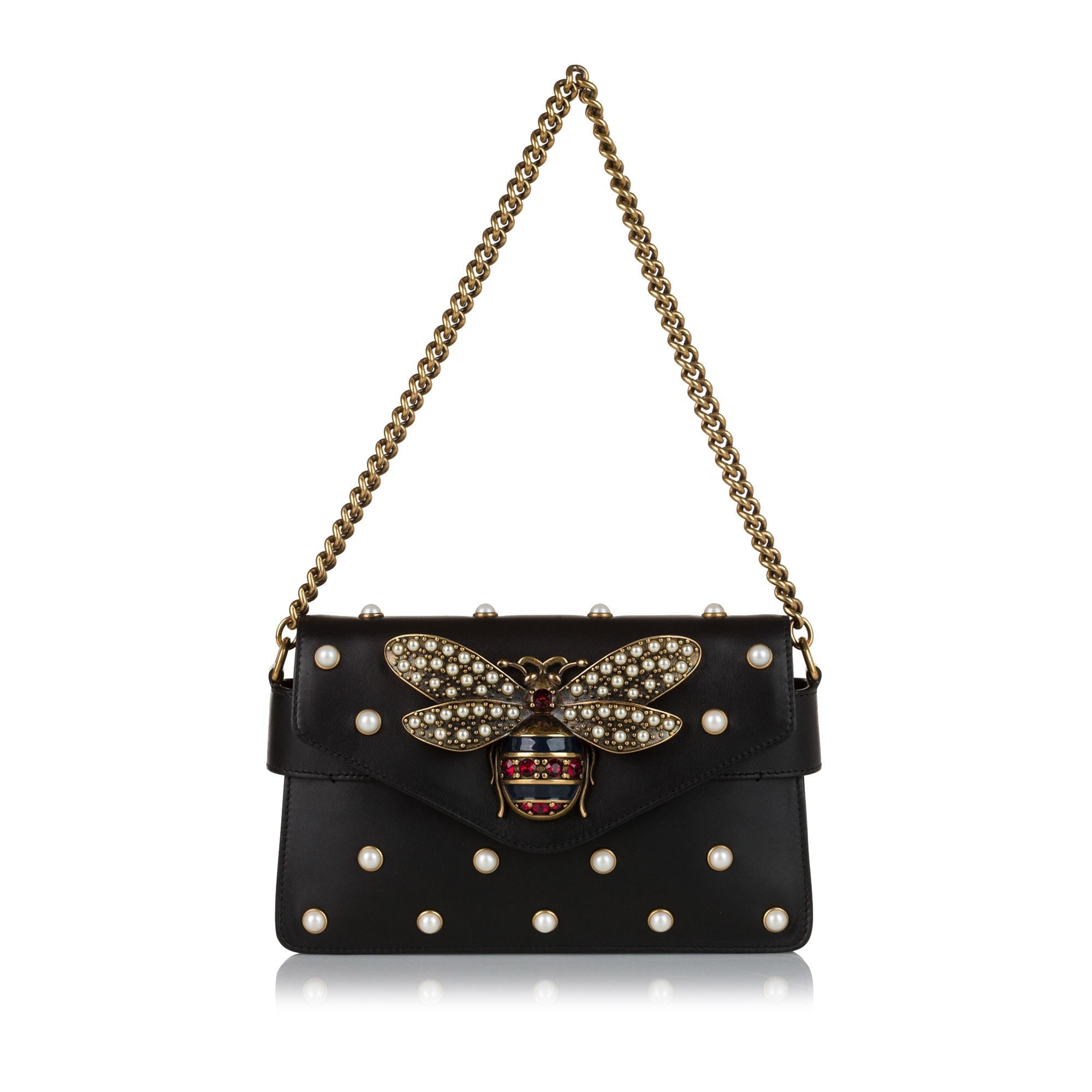 Gucci Queen Margareth Broadway Leather Crossbody Bag (SHG-35079)