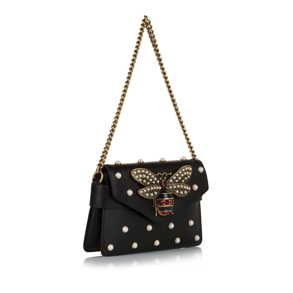 Gucci Queen Margareth Broadway Leather Crossbody Bag (SHG-35079)