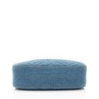 Gucci Matelasse Denim Pearl GG Marmont Small Camera Bag