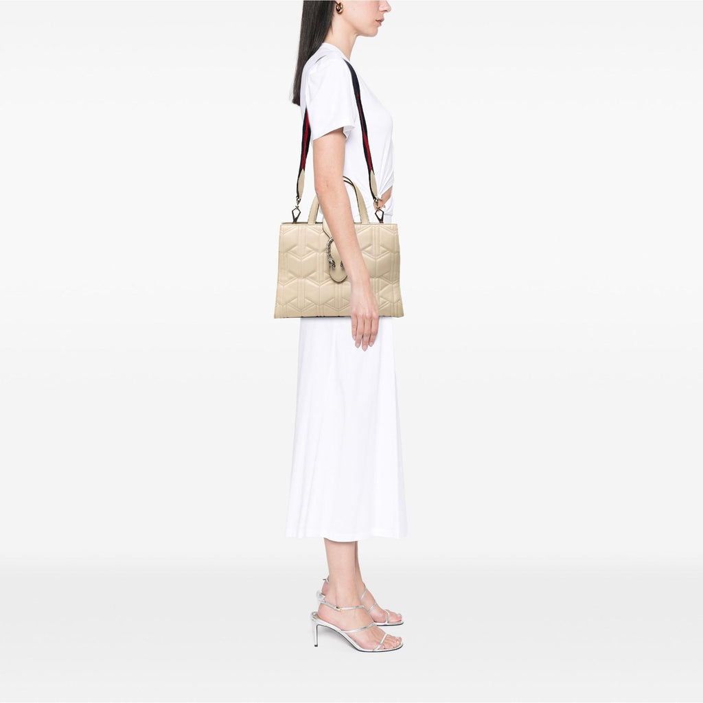 Gucci Quilted Leather Dionysus Web Satchel