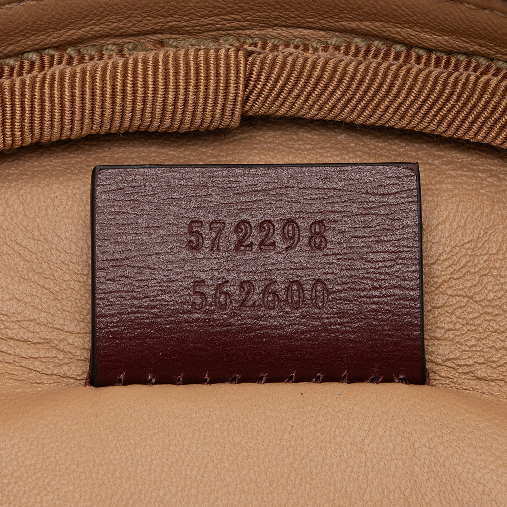 Gucci Quilted Leather Zumi Cylindrical Belt Bag