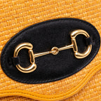 Gucci Raffia Horsebit 1955 Chain Crossbody