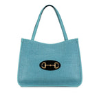 Gucci Raffia Horsebit 1955 Tote (SHG-f8BYsp)