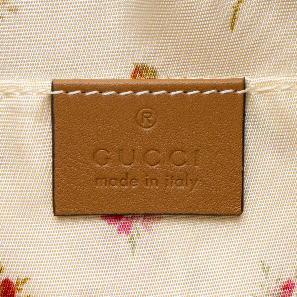Gucci Raffia Snakeskin Ophidia Mini Shoulder Bag