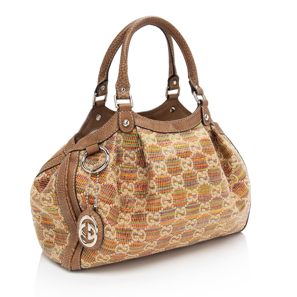 Gucci Raffia Sukey Medium Tote (SHF-M16KcS)