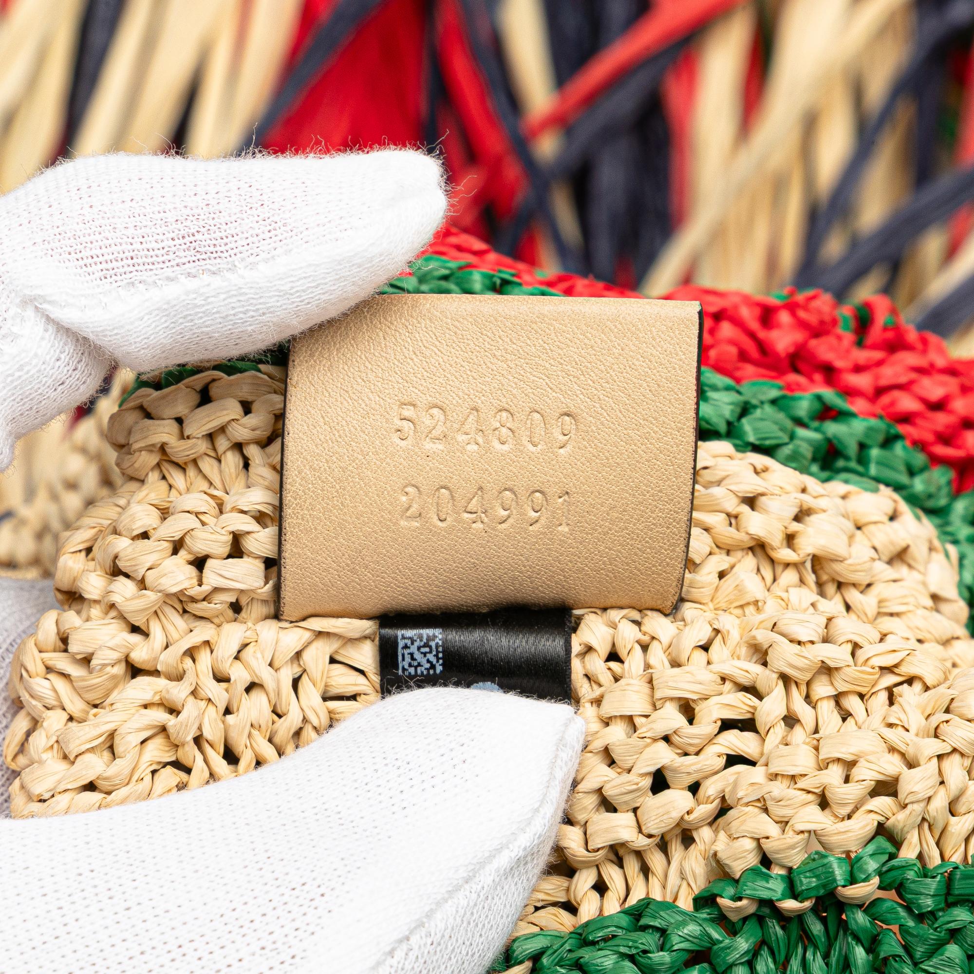 Gucci Raffia Web Crossbody