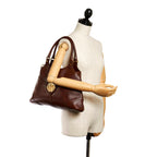 Gucci Reins Leather Shoulder Bag (SHG-29067)