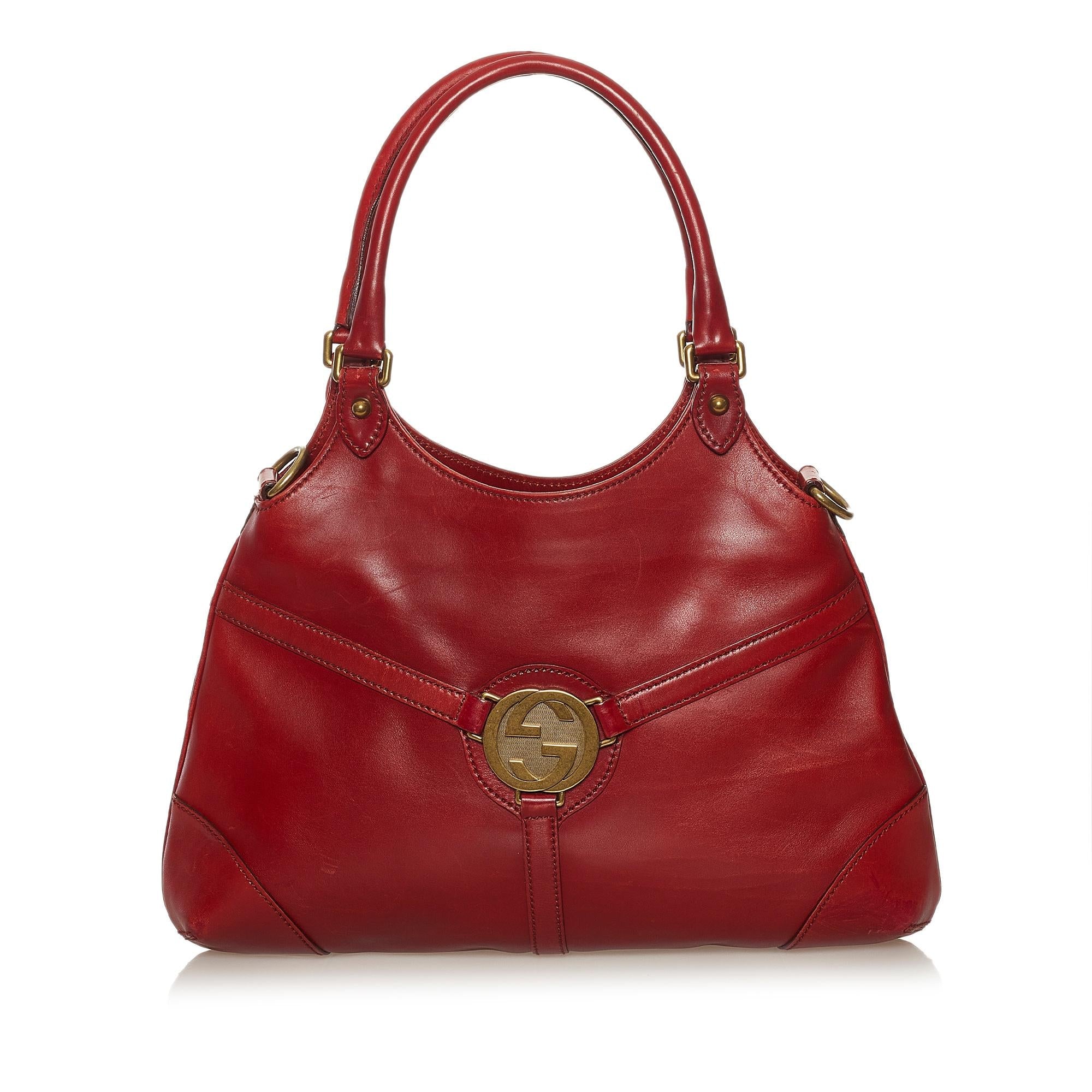 Gucci Reins Leather Shoulder Bag (SHG-34982)