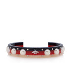 Gucci Resin Web Cuff Bracelet (SHF-E8d1X8)