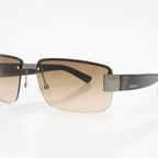 Gucci Rimless Web Rectangular Sunglasses