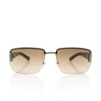 Gucci Rimless Web Rectangular Sunglasses