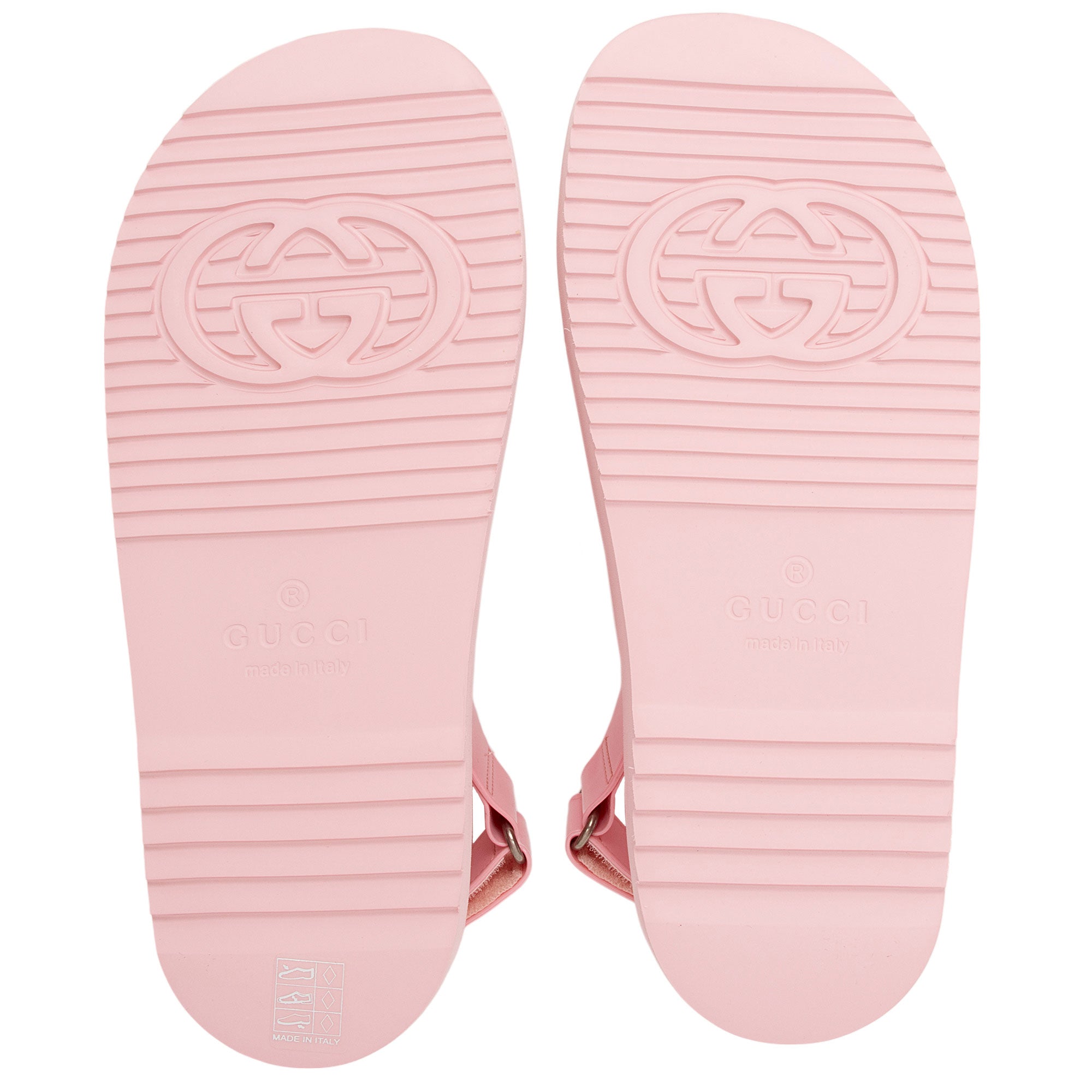 Gucci Rubber Double G Dad Sandals - Size 9 / 39 (SHF-6np0vS)