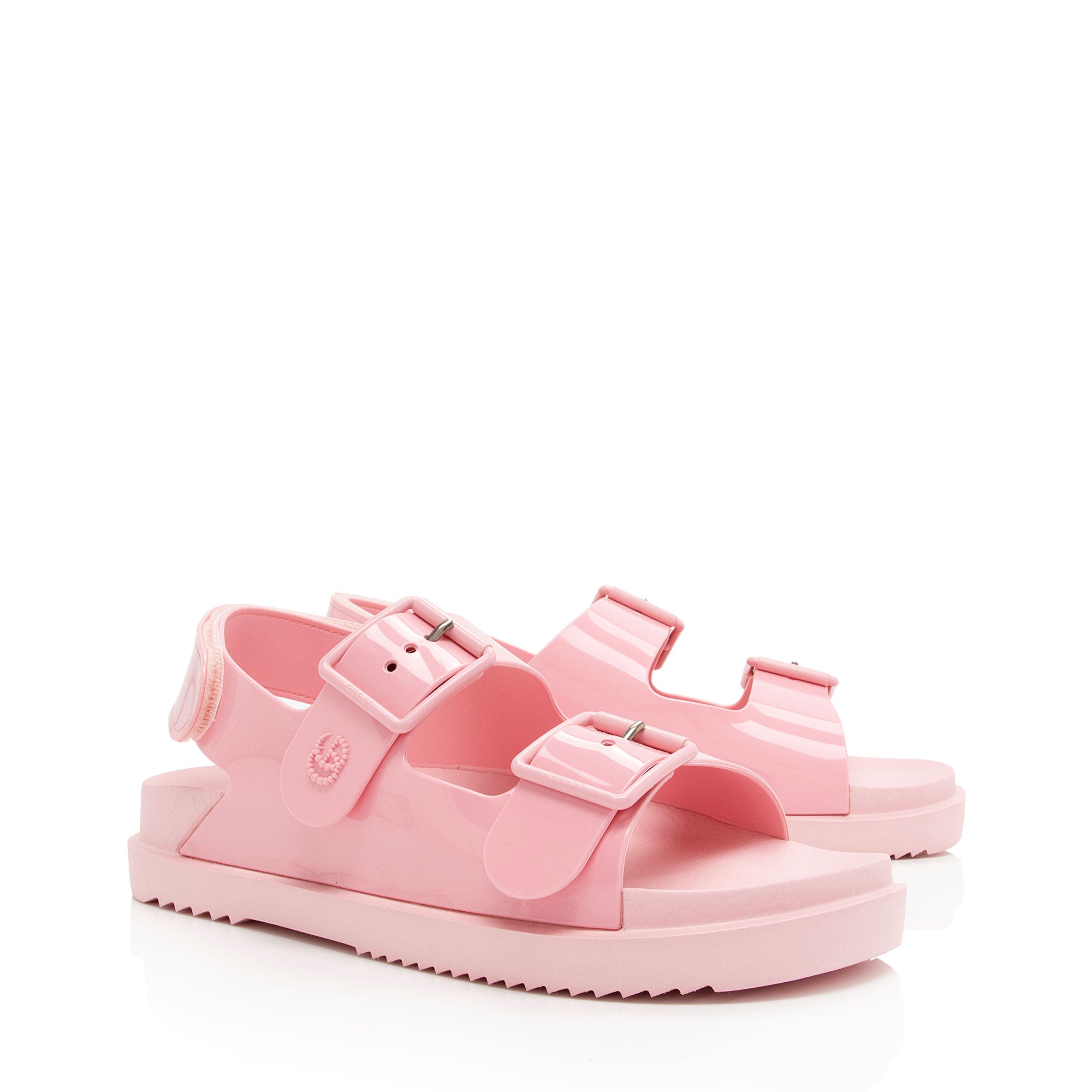 Gucci Rubber Double G Dad Sandals - Size 9 / 39 (SHF-6np0vS)