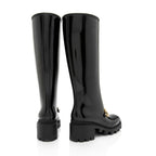 Gucci Rubber Horsebit Tall Boots - Size 7 / 37 (SHF-2lRdpB)