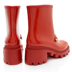 Gucci Rubber Horsebit Ankle Boots - Size 6 / 36