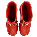 Gucci Rubber Horsebit Ankle Boots - Size 6 / 36