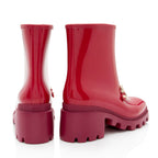 Gucci Rubber Horsebit Ankle Boots - Size 8 / 38 (SHF-eaQXGA)