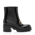 Gucci Rubber Horsebit Ankle Boots - Size 9 / 39 (SHF-PaT84U)