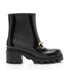 Gucci Rubber Horsebit Ankle Boots - Size 9 / 39 (SHF-PaT84U)