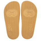 Gucci Rubber Interlocking G Slide Sandals - Size 6 / 36