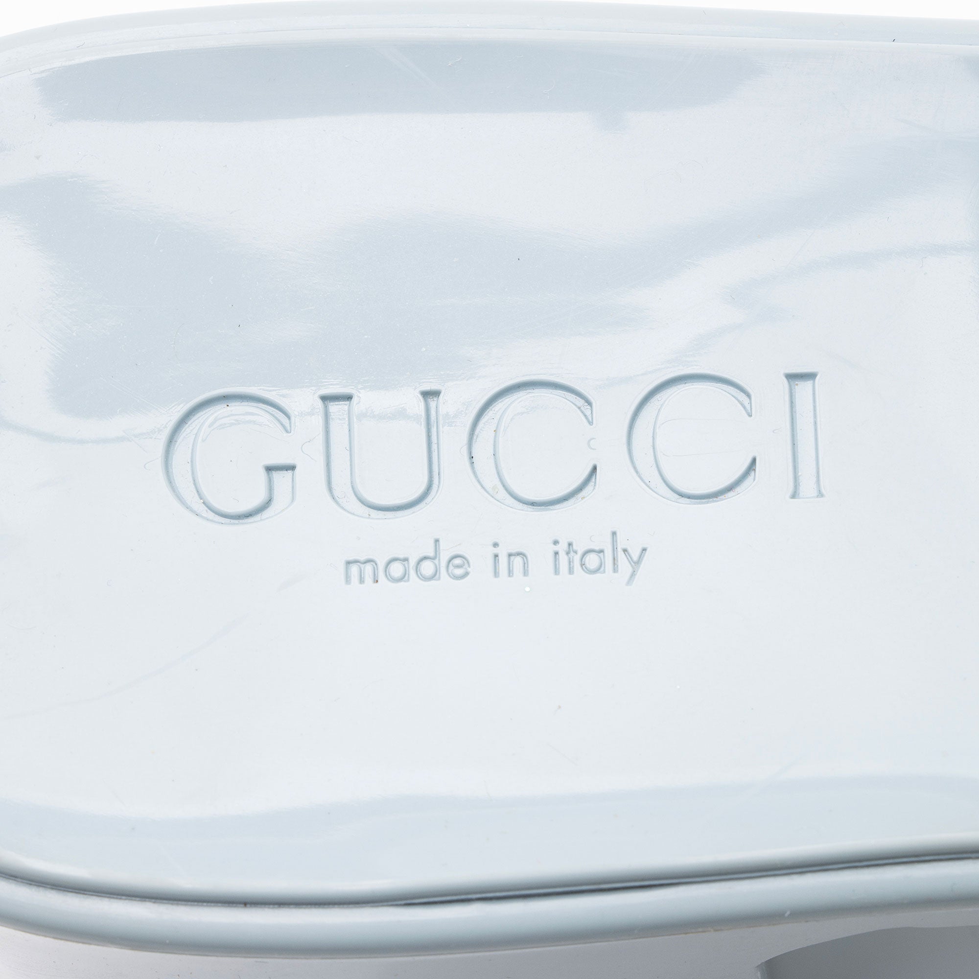 Gucci Rubber Slide Sandals - Size 10 / 40 (SHF-fylyXz)