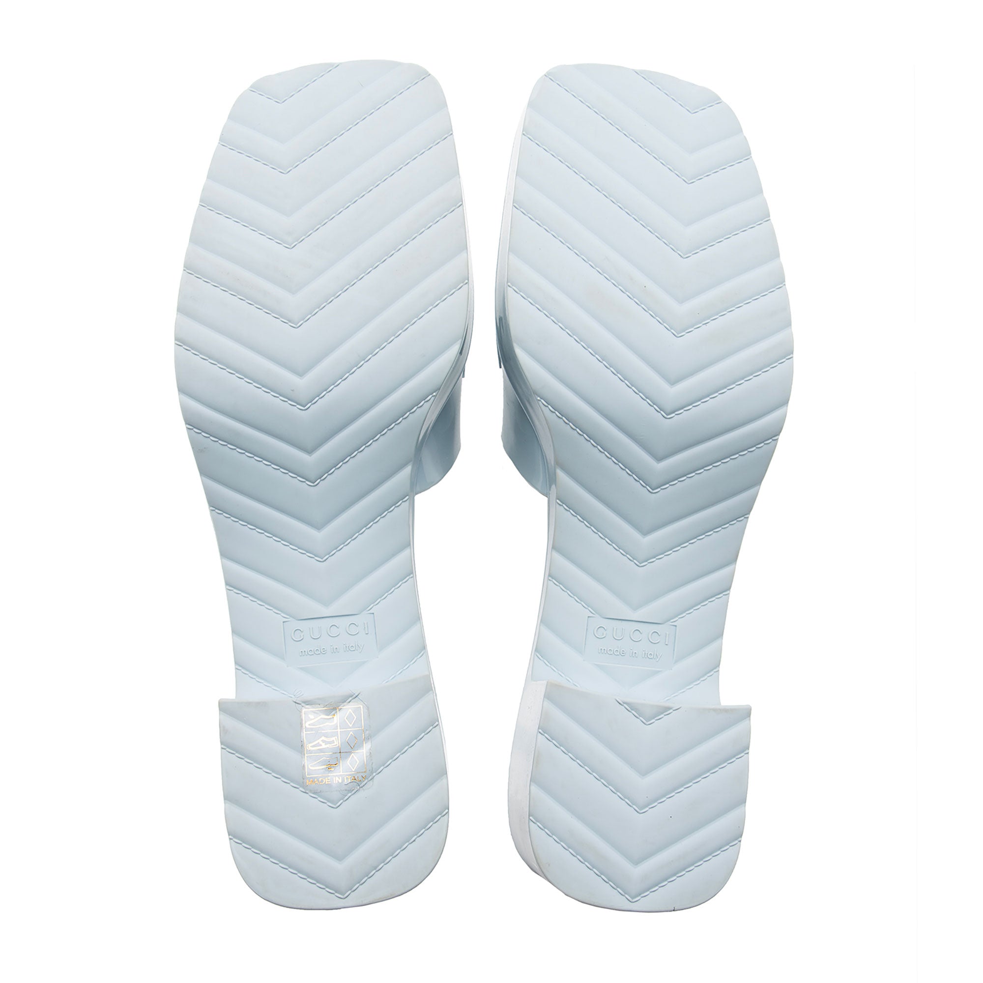 Gucci Rubber Slide Sandals - Size 10 / 40 (SHF-fylyXz)