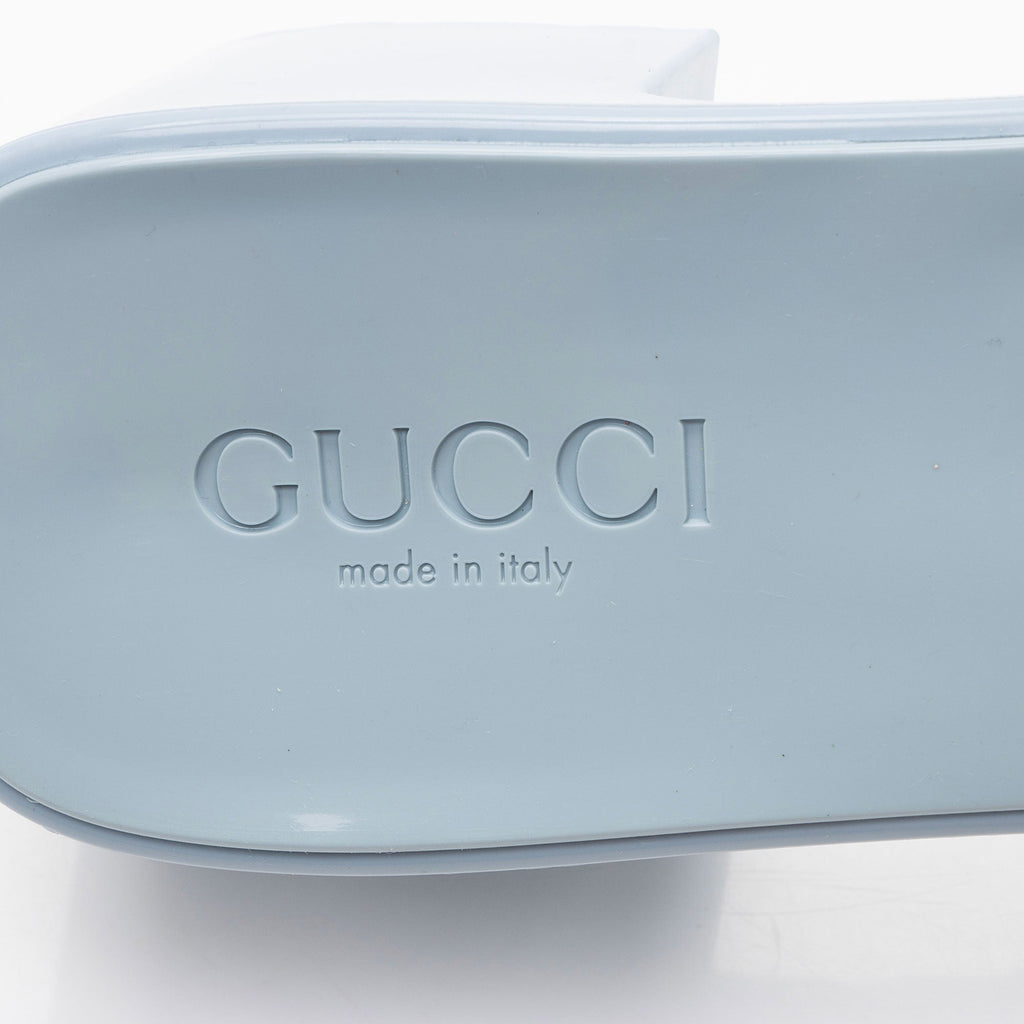 Gucci Rubber Slide Sandals - Size 10 / 40 (SHF-7TvM9V)