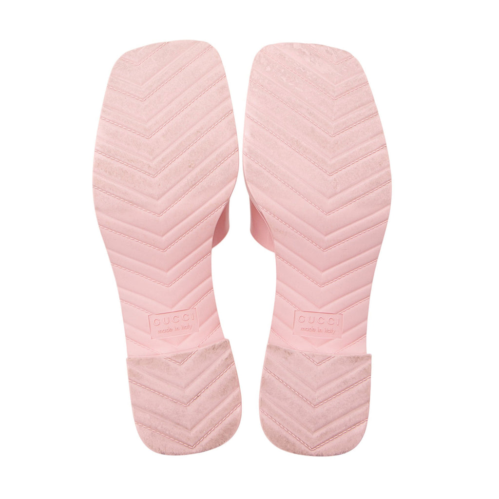 Gucci Rubber Slide Sandals - Size 7 / 37