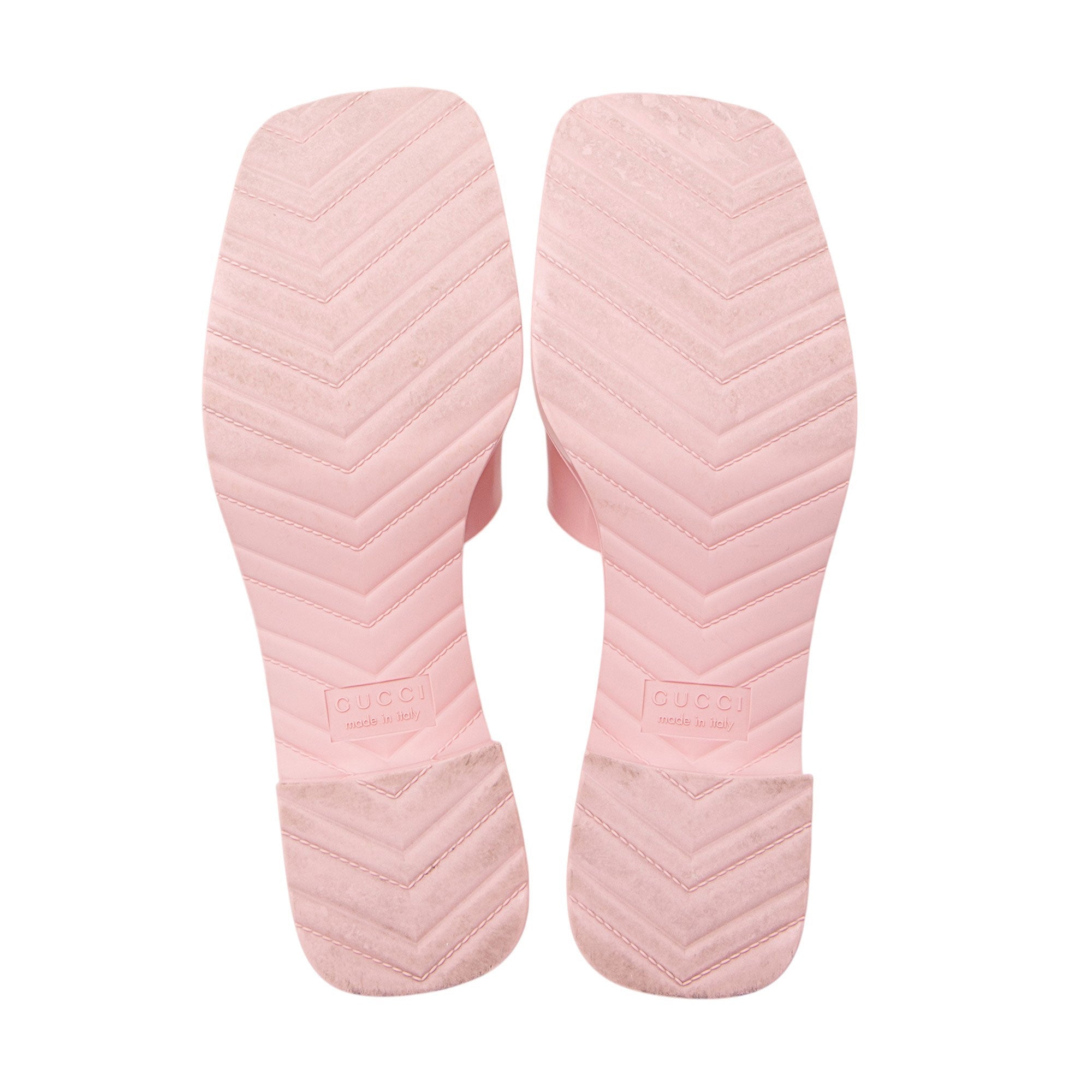 Gucci Rubber Slide Sandals - Size 7 / 37