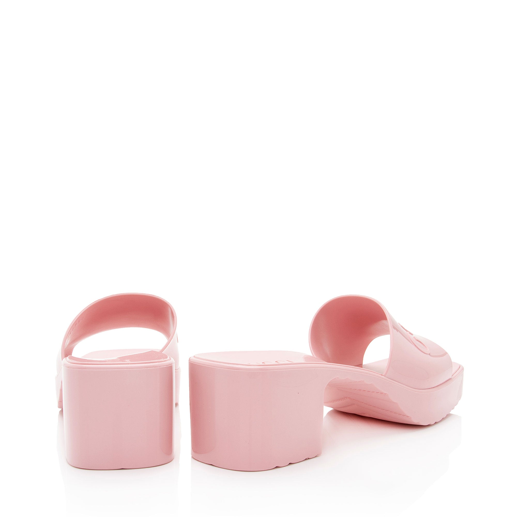 Gucci Rubber Slide Sandals - Size 8 / 38 (SHF-QqWmfI)