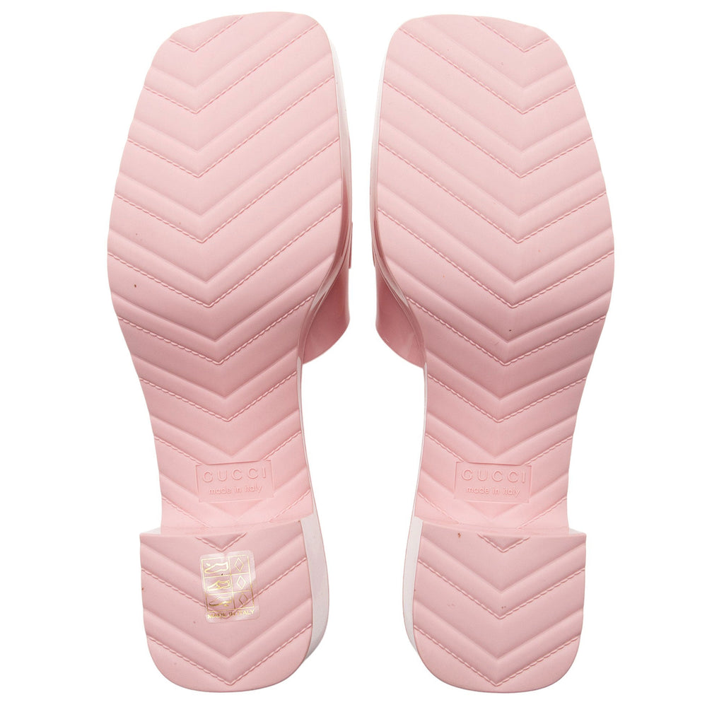 Gucci Rubber Slide Sandals - Size 8 / 38 (SHF-QqWmfI)